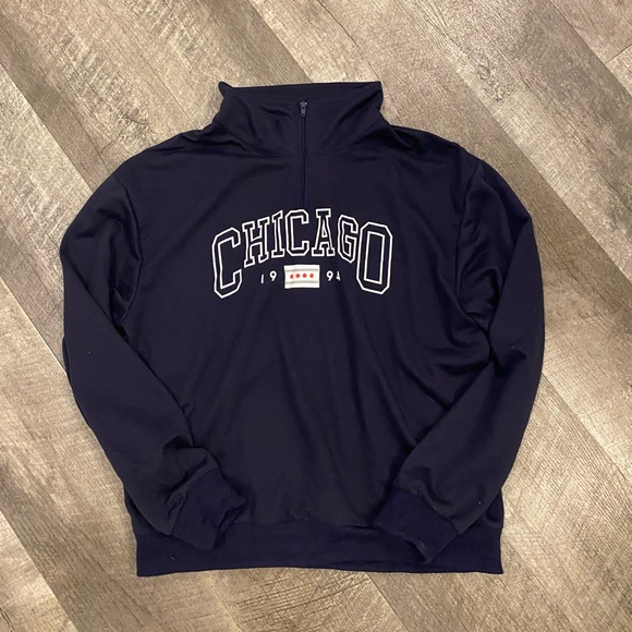Size small ROMWE 1/4 zip pull over - Picture 1 of 2